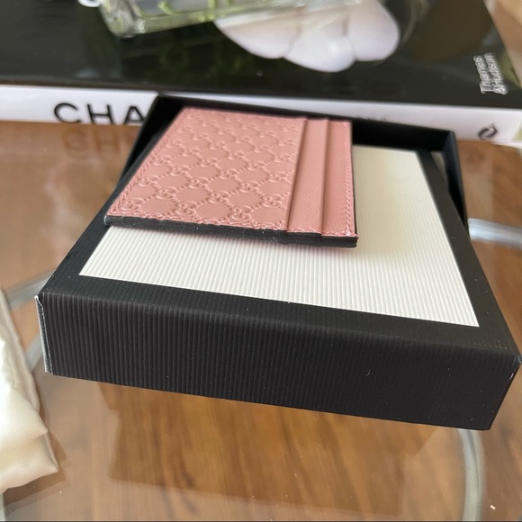❌SOLD❌ Gucci Microguccissima Card Holder Pink - Picture 6 of 7